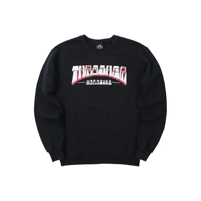 Thrasher Sweatshirt US Version Unisex Black-0