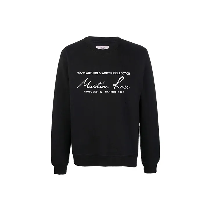 Martine Rose Logo Printed Crewneck Sweatshirt-0