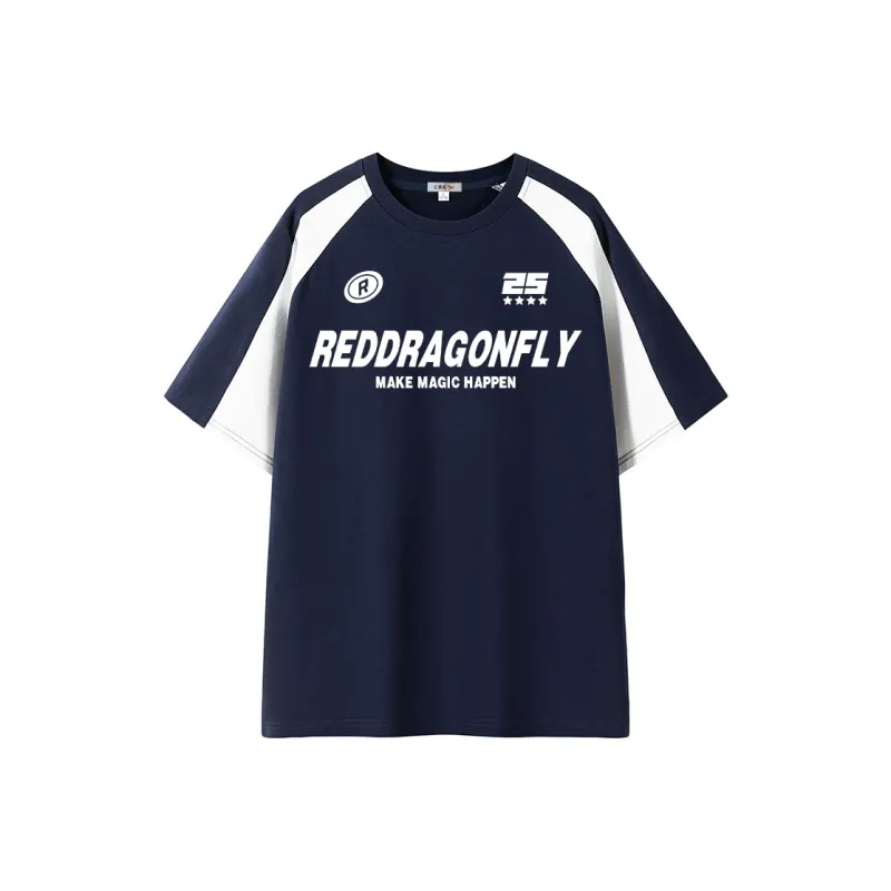 RED DRAGONFLY Short Sleeved T Shirts Unisex-2