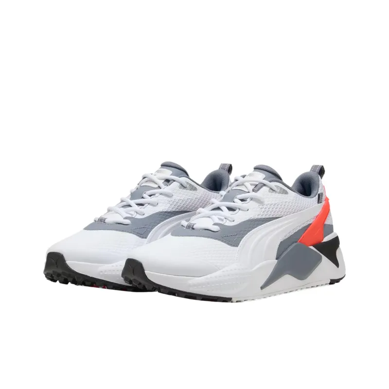 PUMA GS X Effect Low Top Golf Shoes Men's White Gray-2