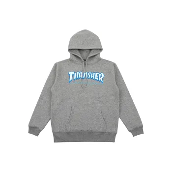 Thrasher Hooded Regular Sweatshirt Winter Japan Version Unisex Gray