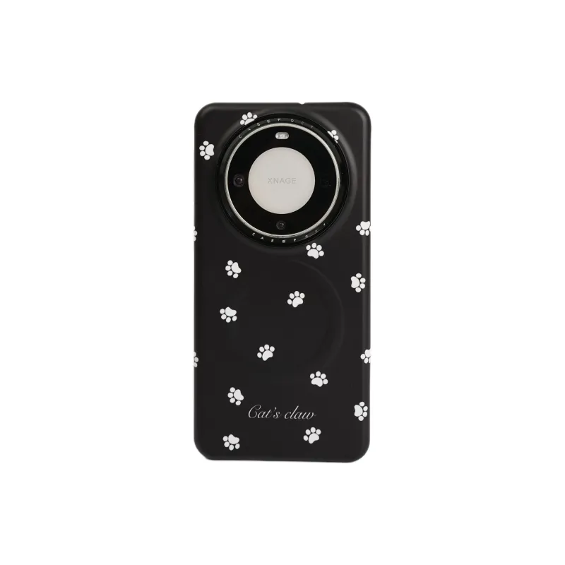 Wei Xin Acrylic Material Full Screen Cat Paw Magnetic Stand Phone Cases Compatibility With Huawei Mate 70/60 Pro/Pro+-4