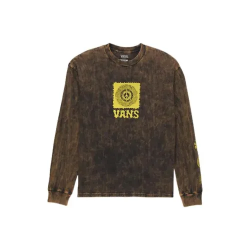 Vans Hard Peace T-Shirts Men Brown