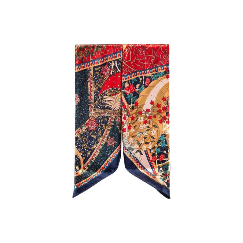 Shanghai Story 100% Polyester Silk Scarves Women's-107