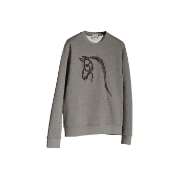HERMES Sweatshirts Men Gray