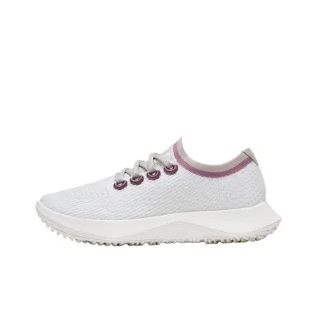 Allbirds Tree Dasher Low Top Running Shoes Women's White Purple