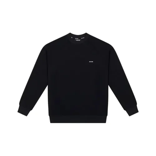 TEAM WANG Logo embroidered Cotton Sweatshirt