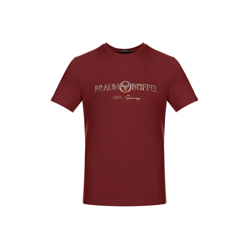 BRAUN BUFFEL T-Shirts Men-3