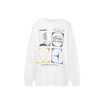 YearnObtainRainbow Sweatshirt Unisex White