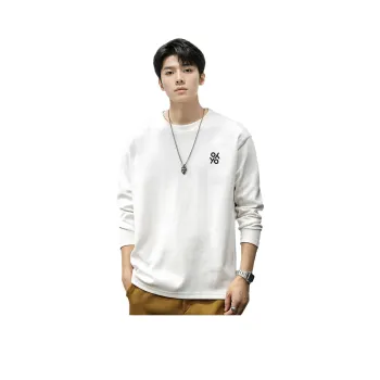 Tonlion Long Sleeved T Shirts Men's