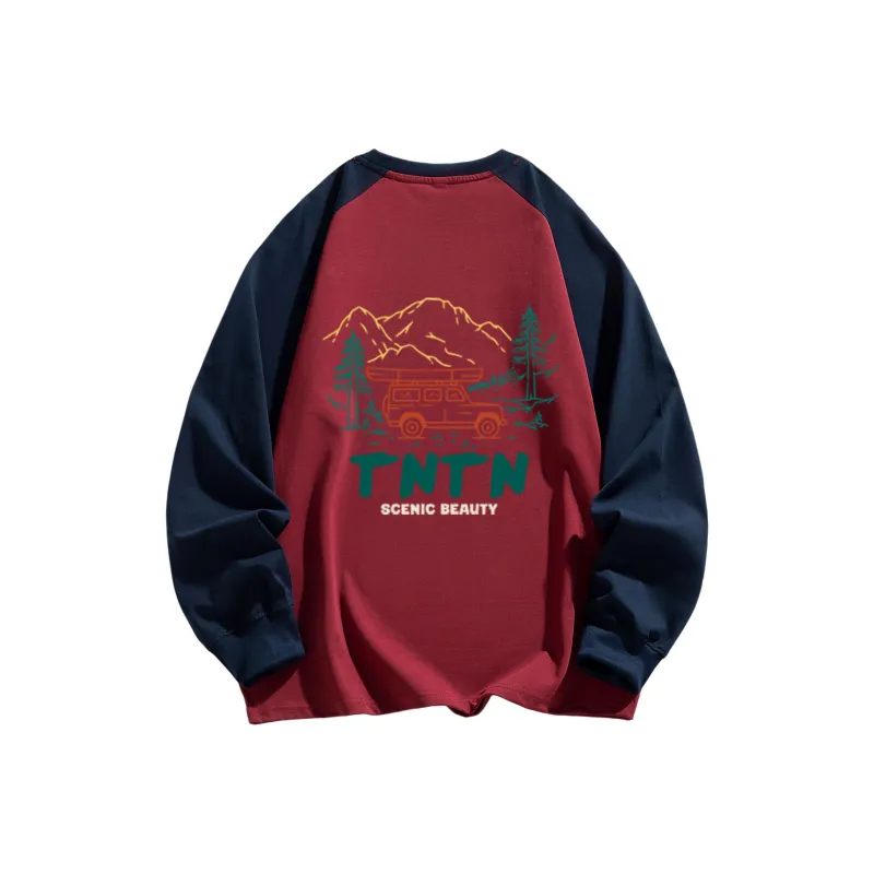TnTn T Shirt Unisex Vintage Red-0