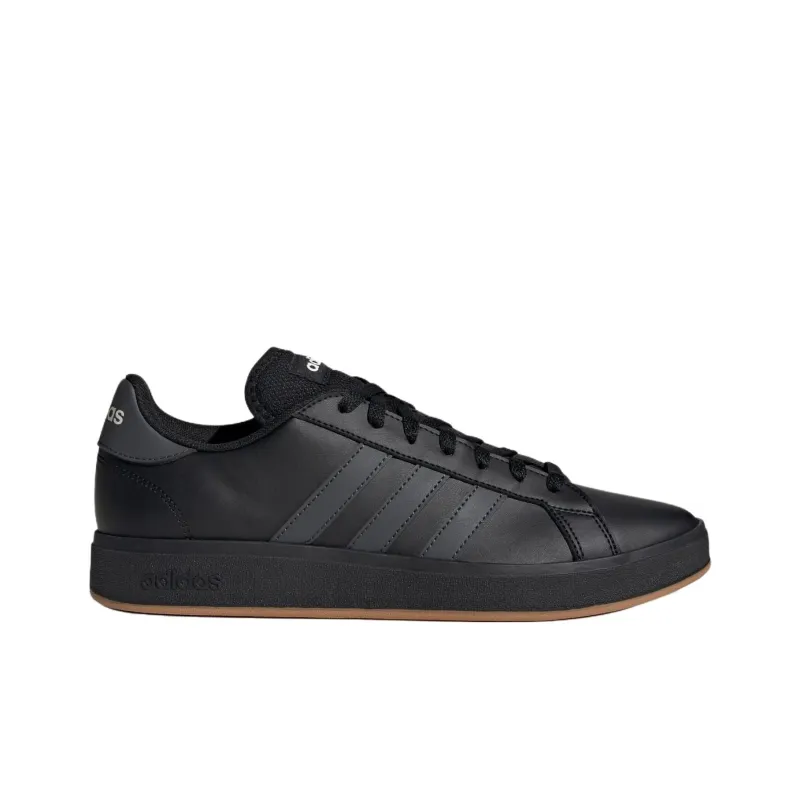 Adidas GRAND COURT Anti Slip Wear Resistant Low Top Skateboard Shoes Men's Black-1