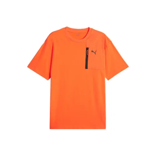 PUMA T Shirt Men's Bright Orange
