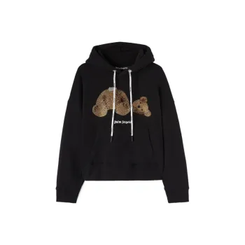 PALM ANGELS Pa Sequins Bear Hoodie