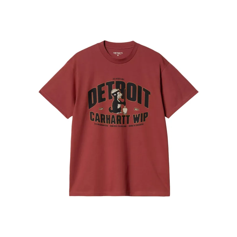 Carhartt WIP T Shirts Men Red-0