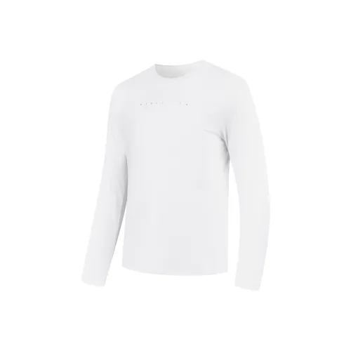 QIAODAN Early Autumn Long-Sleeved T-Shirt Men's Jordan White