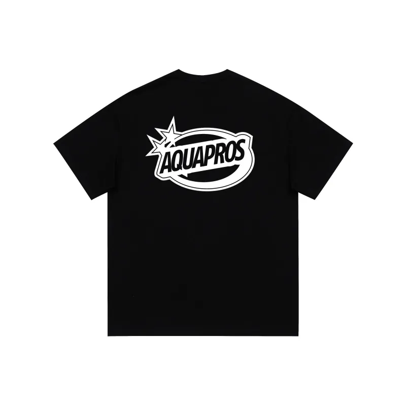AQUAPROS T Shirts Men Black-0