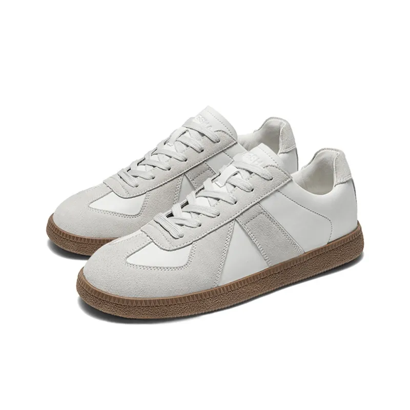 Lanza LANGSHA Cloud Collection Classic German Army Trainers Low Top Skateboard Shoes Unisex-1