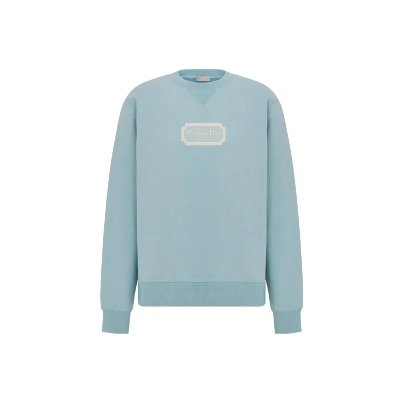 DIOR Logo Patch Crewneck Sweatshirt-0