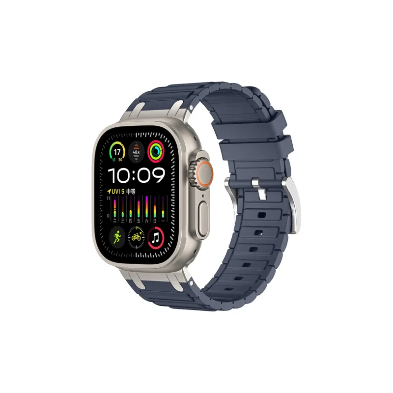 Vobafe Apple Compatibility Watch Band 38/40/41/42/44/45/46/49mm Silicone Material-6