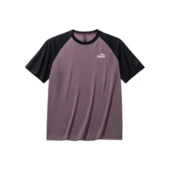 CHAOJIANTA T Shirt Men's Portuguese Charm Purple/Basic Black