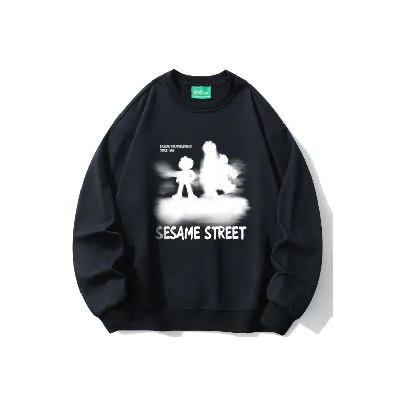 SESAME STREET Sweatshirt Thickened Unisex-0
