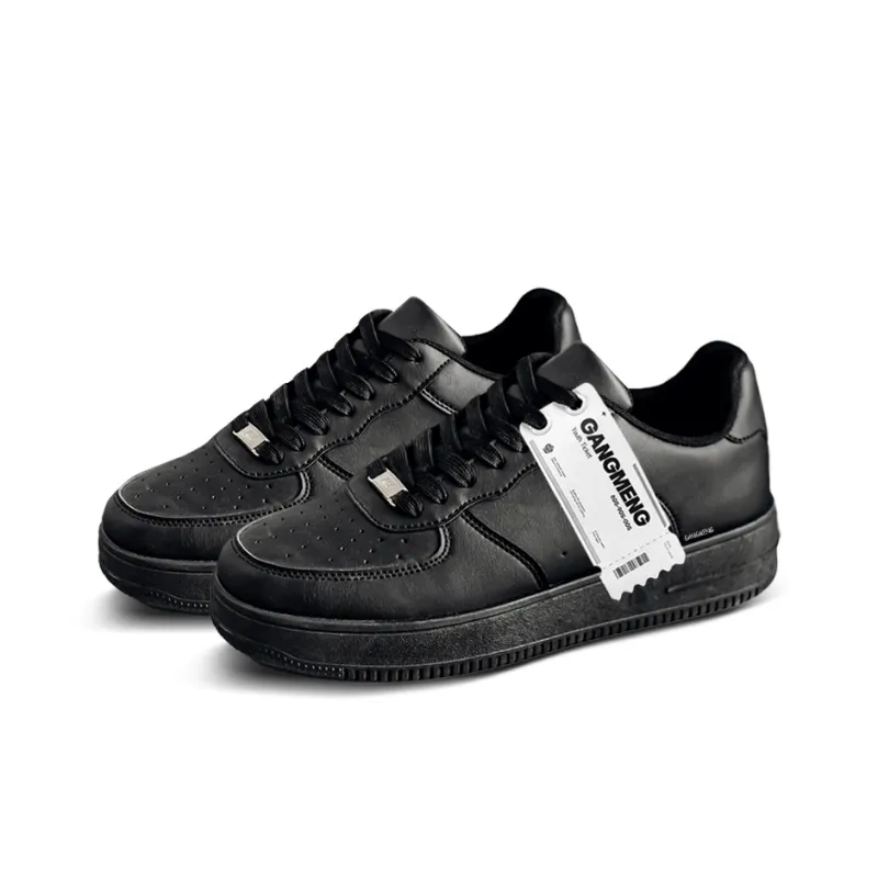 Hong Kong Meng Slip Resistant, Waterproof, Lightweight Low Top Skateboard Shoes Men's-8