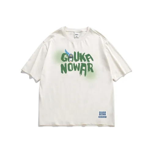 Guuka x SANK TOYS Short Sleeved T Shirts Unisex Cream White