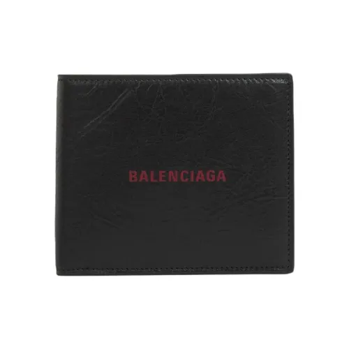 Balenciaga Lambskin Wallet Men's Black
