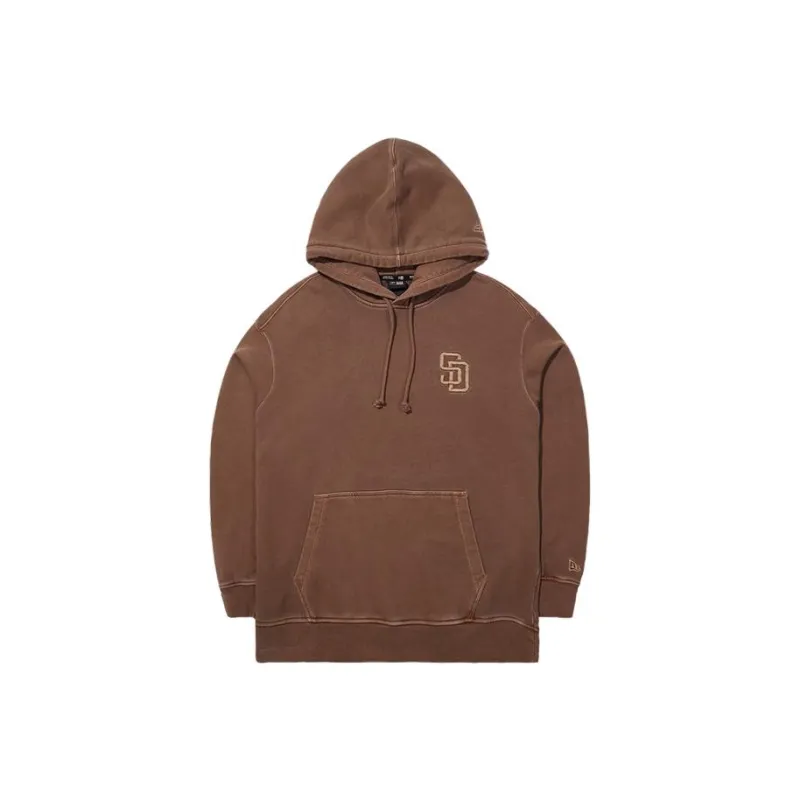 New Era MLB Washing Hoodie Brown-0