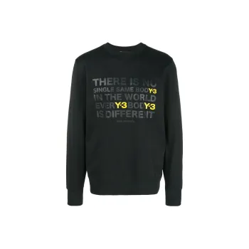 Y 3 Sweatshirts Men Black