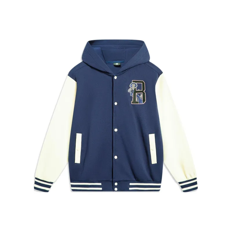 LiNing Sweatshirt Unisex Dark Marine Blue Dusty Khaki-0