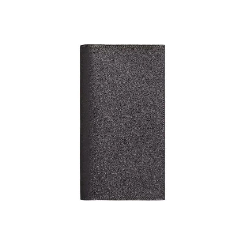 HERMES MC² Fleming Evercolor Calfskin Wallet Men's 85 Ardoise Slate Gray-0