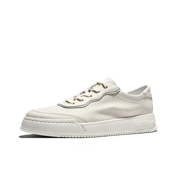 Hautton Jeans Stylish Skateboarding Shoes Men's White