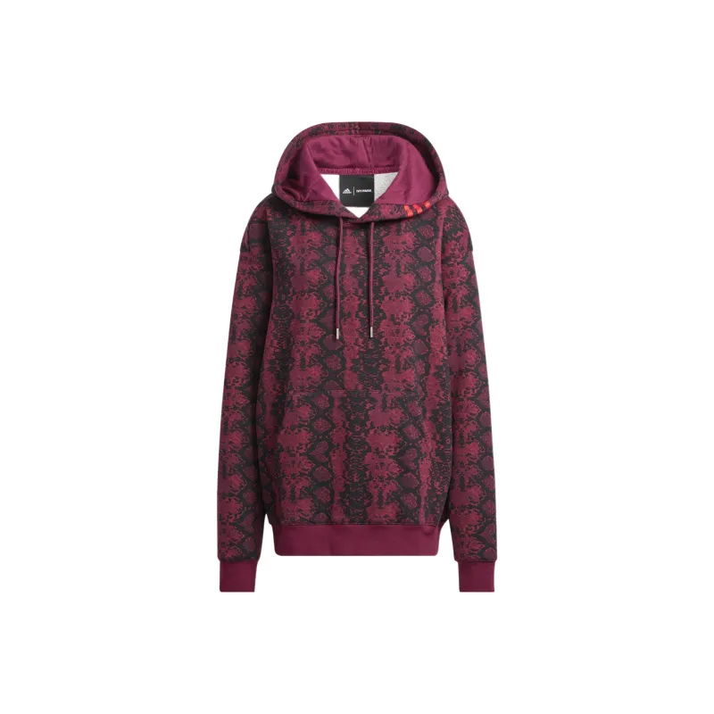 Adidas Ivy Park Allover Print Hoodie All Gender-0