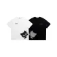 White Cat on The Left+Black Cat on The Right