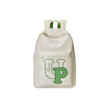 TURN UP Polyester Backpack Unisex Apricot/Pink/Purple