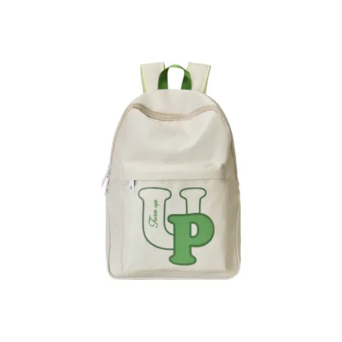 TURN UP Polyester Backpack Unisex Apricot/Pink/Purple