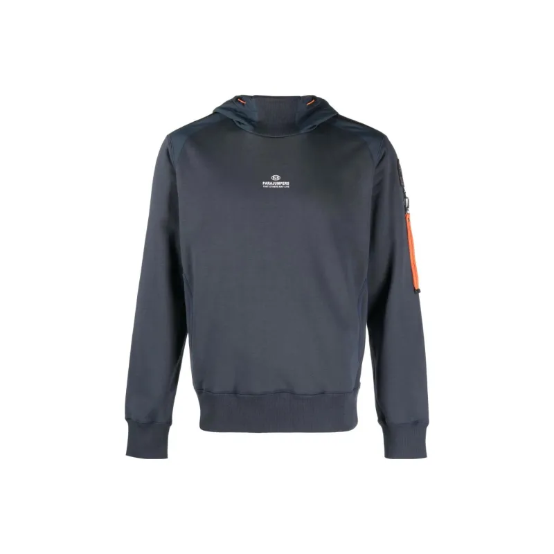 PARAJUMPERS Electra Logo print Fleece Hoodie-0