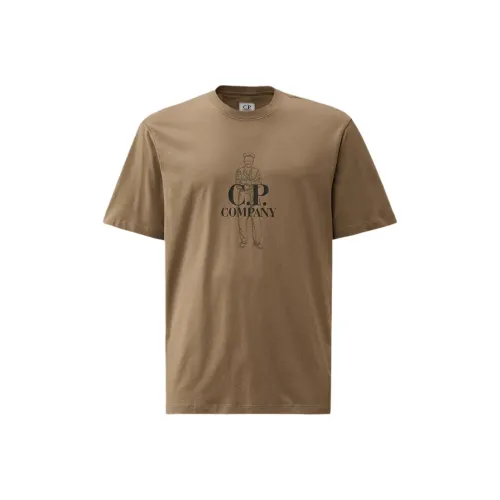 C.P.Company FW24 T Shirt Men's Walnut