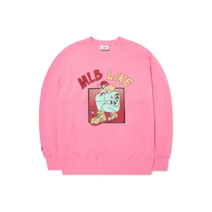 MLB FW22 American Sweatshirt Unisex Pink-0