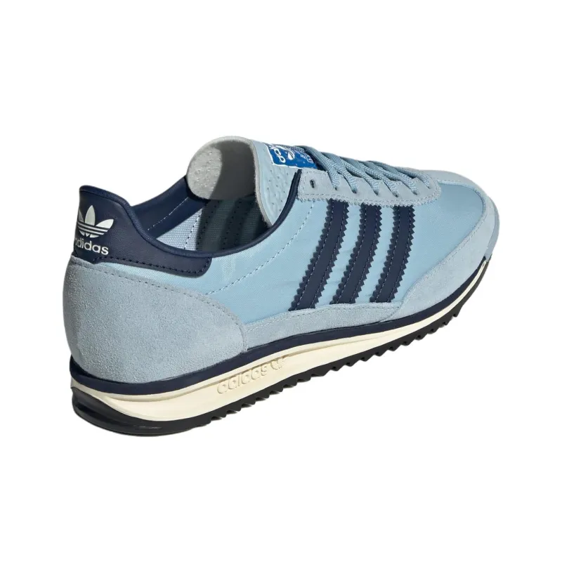 Adidas Originals SL 72 Anti Slip Wear Resistant Low Top Casual Shoes Women's Blue-3