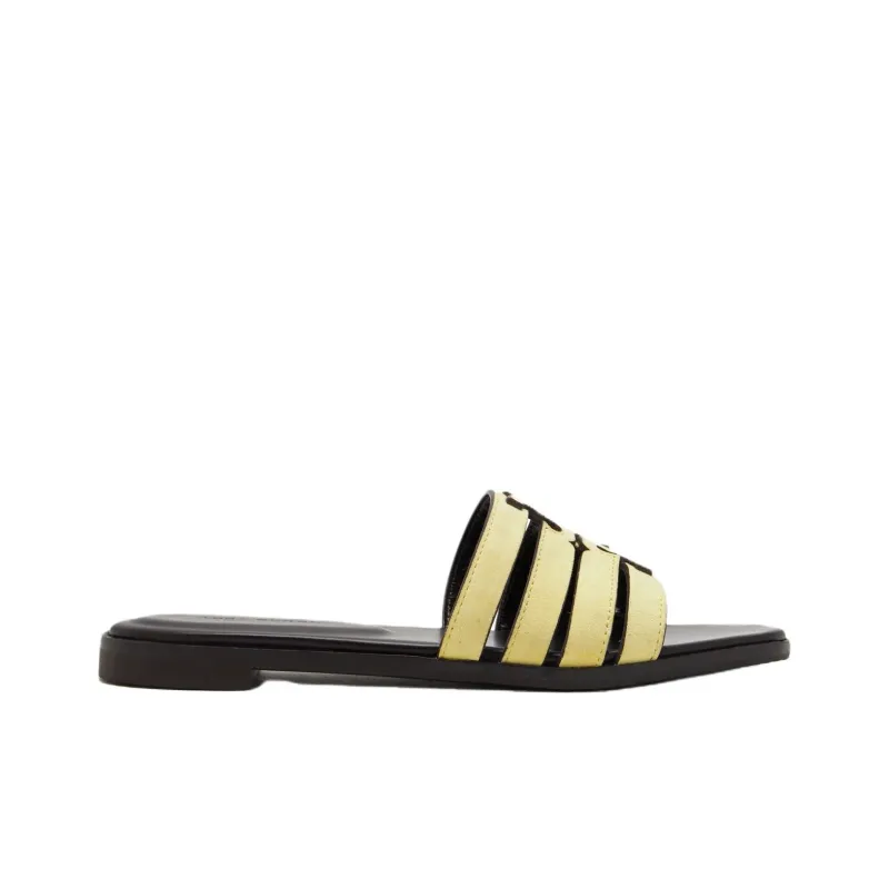 TORY BURCH Ines Slide Slippers Women's Yellow-1