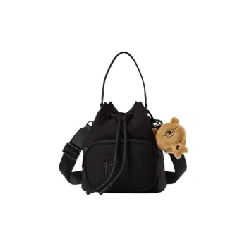 FILA FUSION Fabric Shoulder Bag, Crossbody Bag, Handbag Mini Women's Black