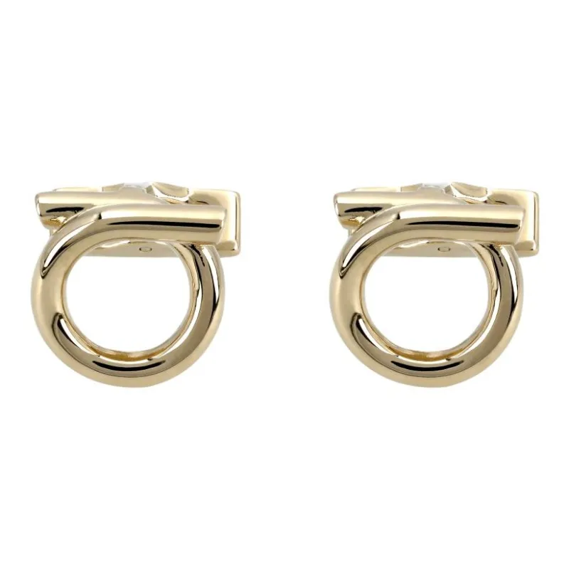 FERRAGAMO Brass Cufflinks Men's Gold-0