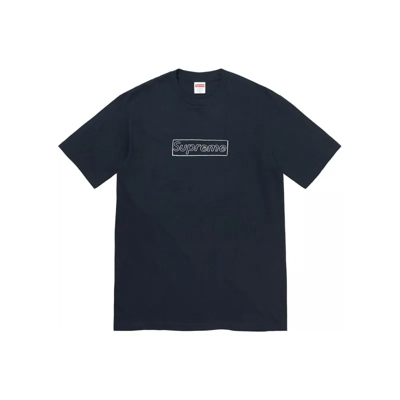 Supreme Kaws Chalk Logo Tee-4