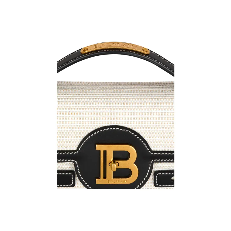 BALMAIN B BUZZ Polyamide Shoulder Bag Crossbody Bag Handbag Women's Gray-5