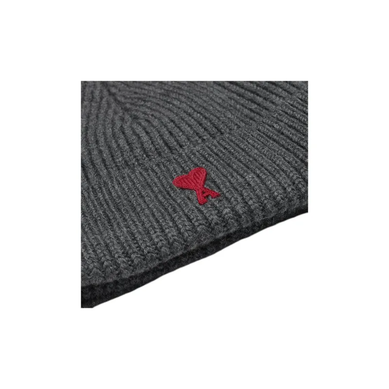 AMIPARIS Logo embroidered Ribbed knit Beanie-3