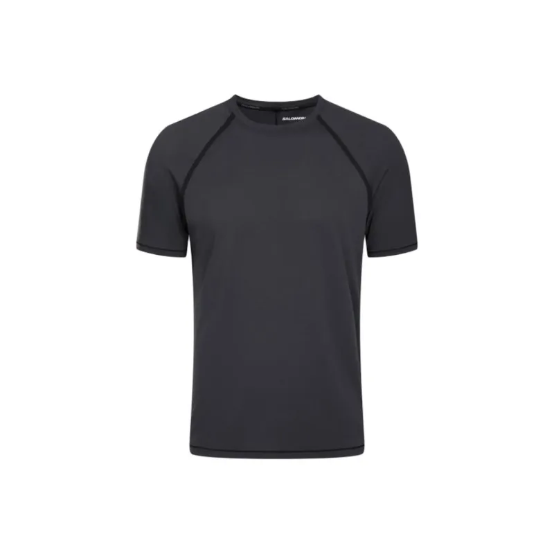 SALOMON CIFER SS TEE U T Shirt Unisex Pitch Black-0
