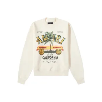 AMIRI Rum Label Long Sleeve Crew